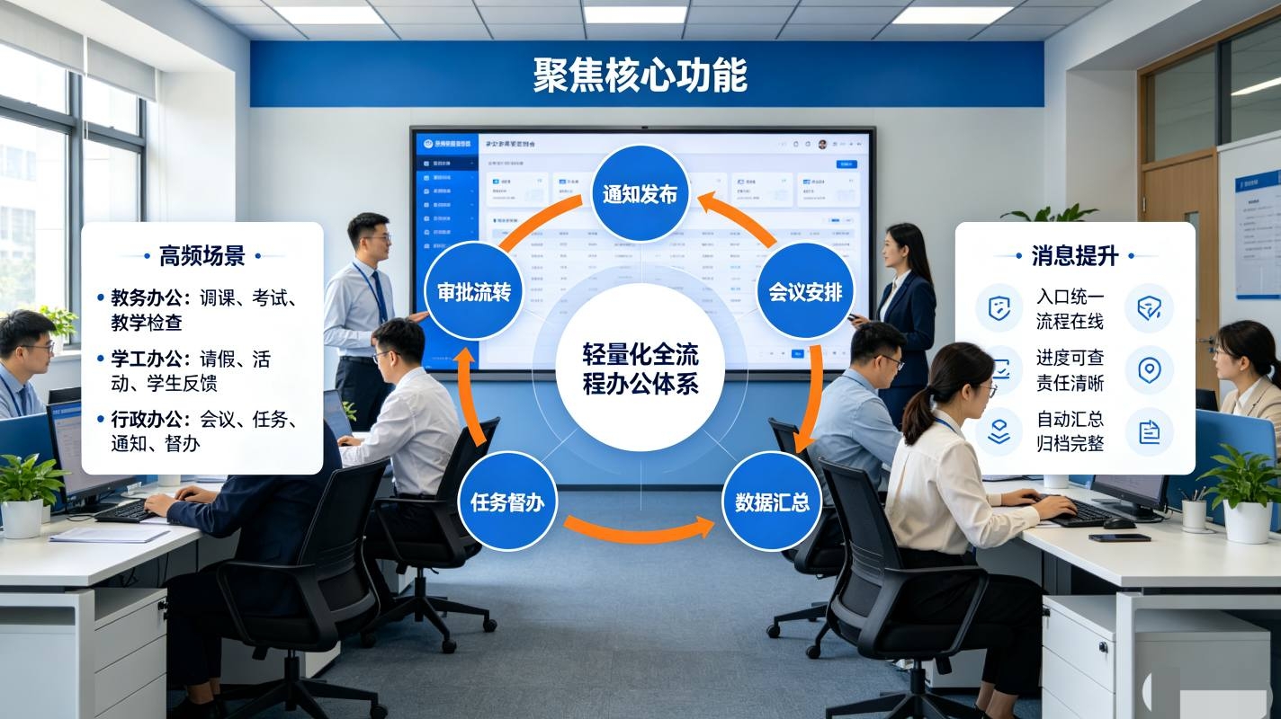 学校协同办公系统建设要点:打通校园数字化办公壁垒(图2) 学校协同办公系统建设要点:打通校园数字化办公壁垒(图2)