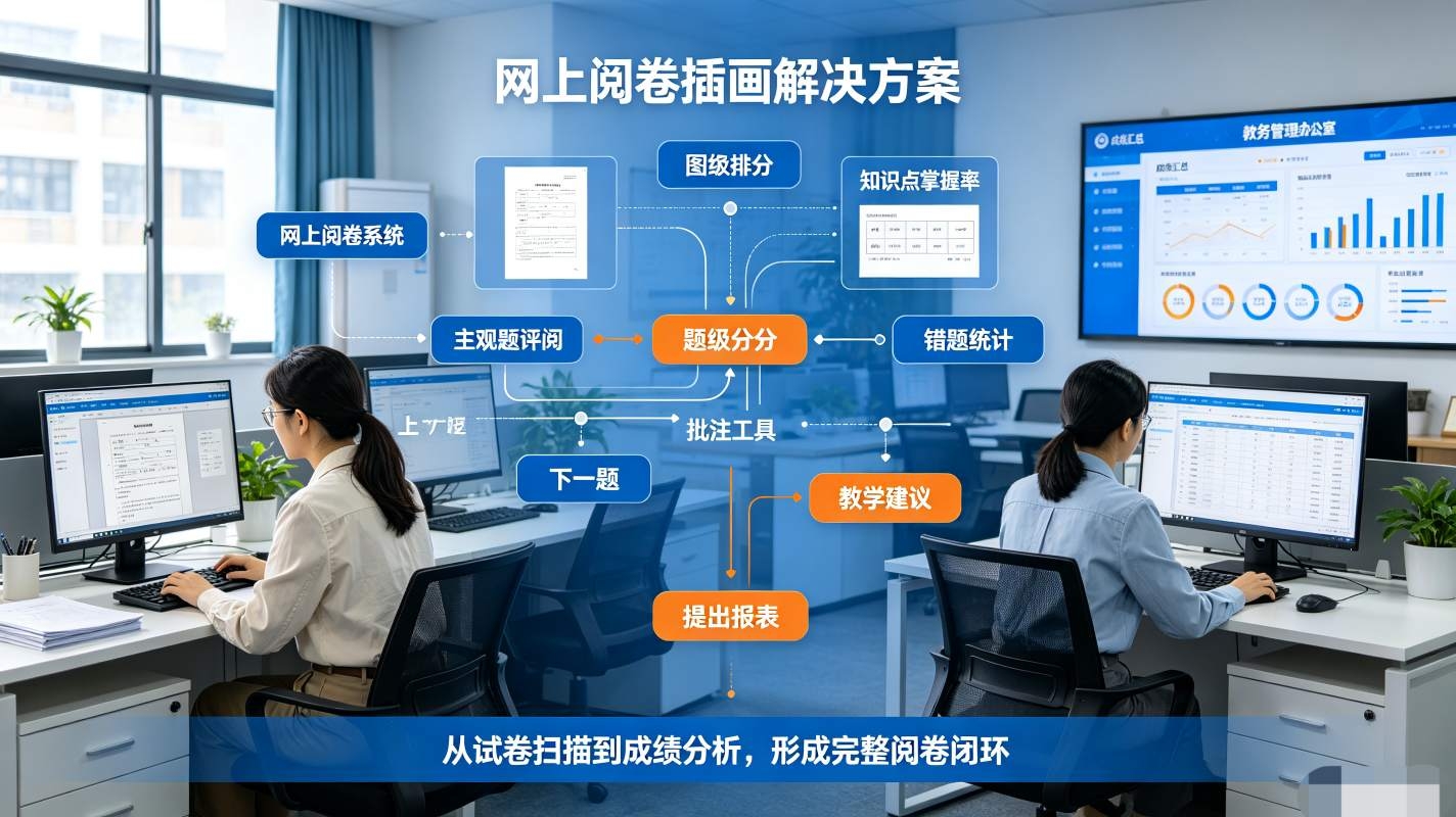 网上阅卷解决方案：教学质量提升数字化解决方案