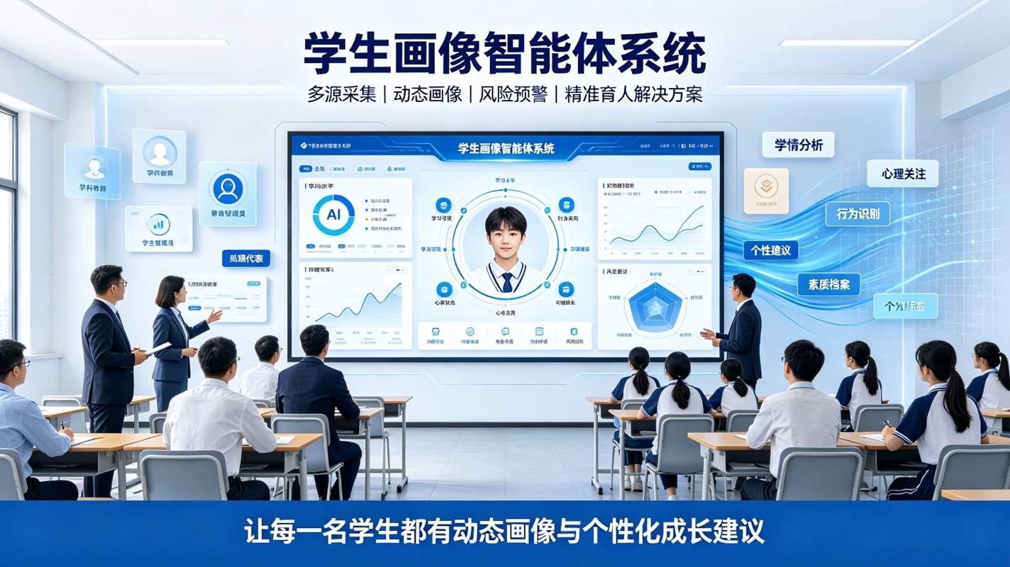 学生画像智能体系统：多维度学情AI分析与精准育人解决方案
