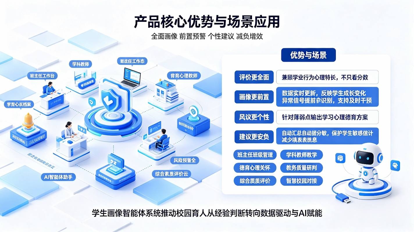 学生画像智能体系统：多维度学情AI分析与精准育人解决方案(图4)